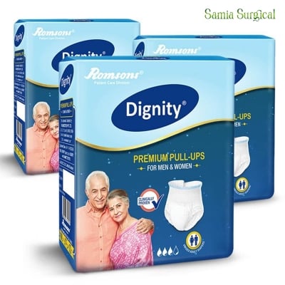 Picture of ROMSONS DIGNITY MAGNA LARGE ADULT DIAPERS -10 Medium And Large Madum