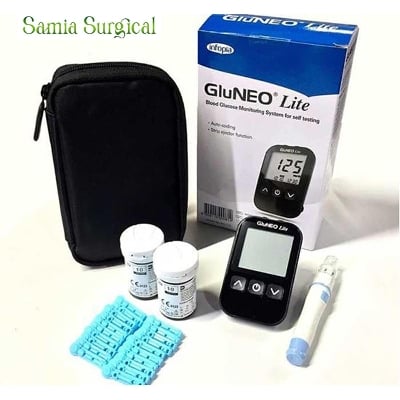 Picture of GluNeo Lite Glucose Meter With 25 Test Strip