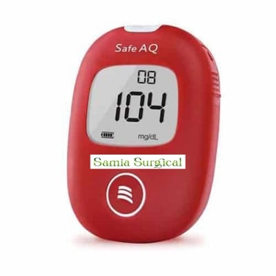 Picture of Sinocare Safe AQ Smart Glucometer Blood Glucose / Suger Test Meter Diabetes Test Machine Blood Glucose Monitoring System by Honestime