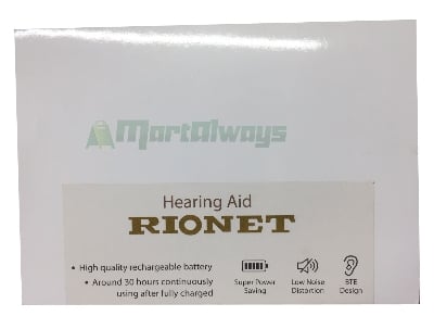 Picture of Rechargeable Hearing Aid Rionet  Gulden - Silver