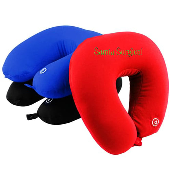 Picture of Travel pillow vibrating Neck Massage Cushion Pillow- (Multi color)