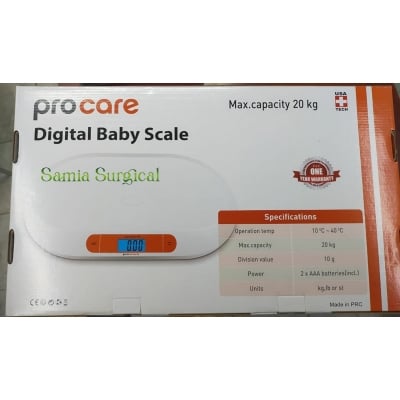 Picture of ProCare Digital Baby Weight Scale 20kg USA TECH approved.
