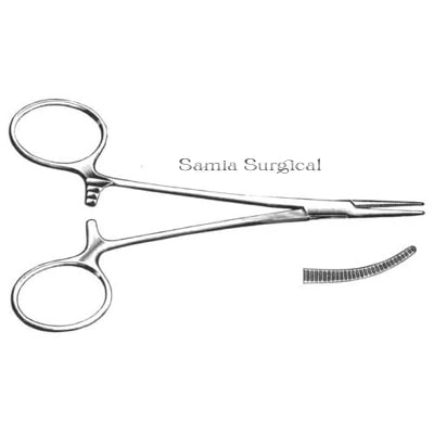 Picture of Mosquito forceps straight surgical instrument 5 inch - 12 cm Tissue Forceps 1pcs SS