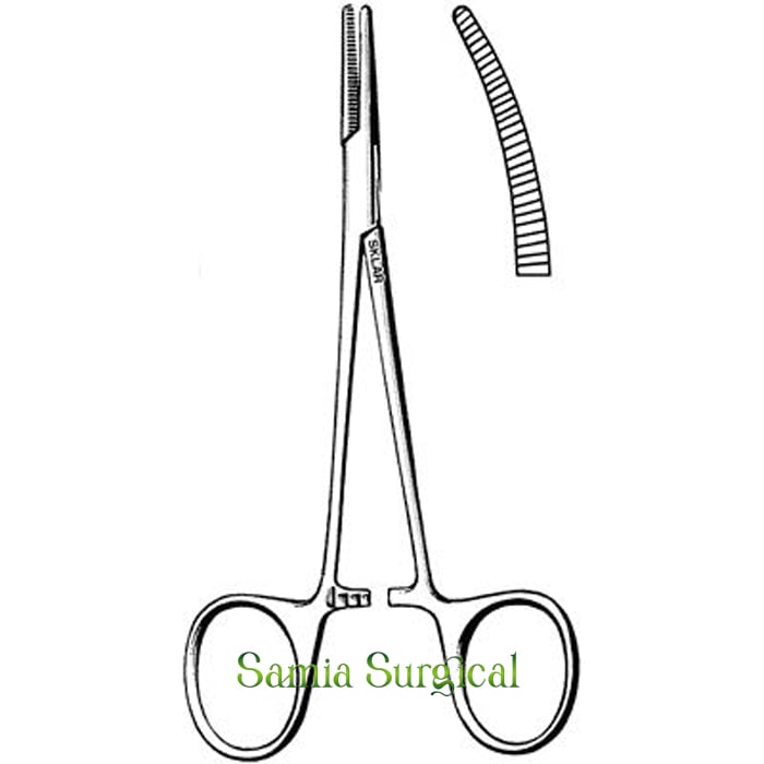 Picture of Mosquito forceps straight surgical instrument 5 inch - 12 cm Tissue Forceps 1pcs SS