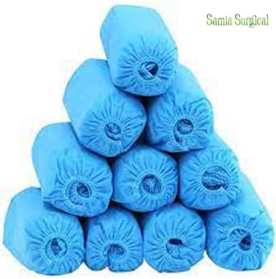 Picture of Surgical Disposable Shoe Covers, Non Woven Fabric Boot Covers for Indoors 20 Pcs Pack(60 Pairs), Shoes Cove