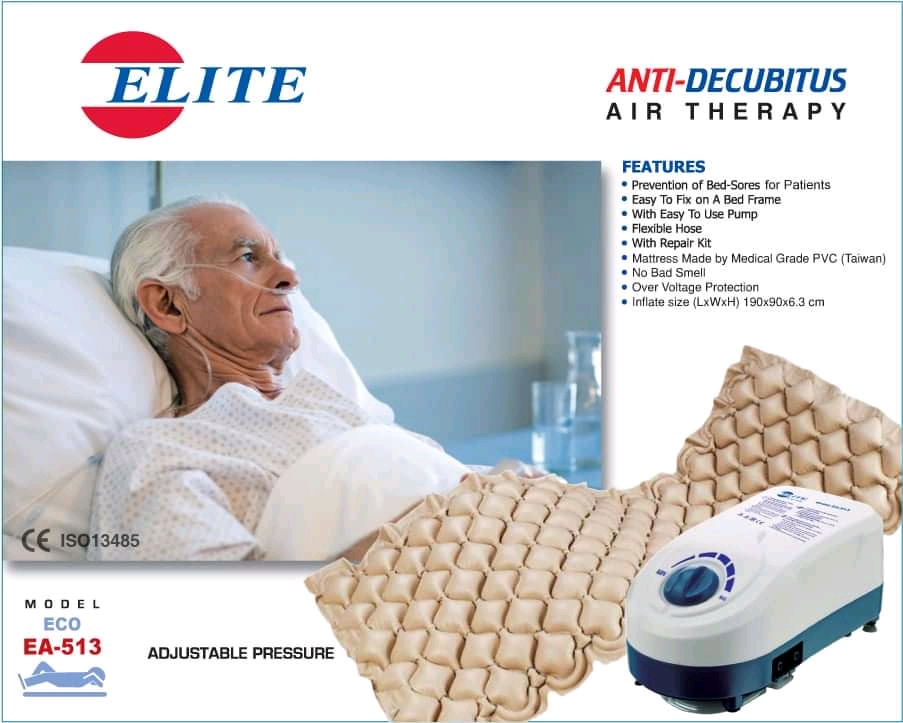 Picture of Elite Medical Air Mattress with Pump for patient use for anti bedsore