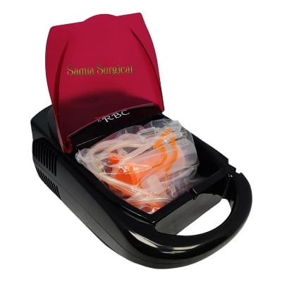 Picture of RBC Portable Compressor Nebulizer Child & Adults Nebulizetion Black Color 3Years Warranty
