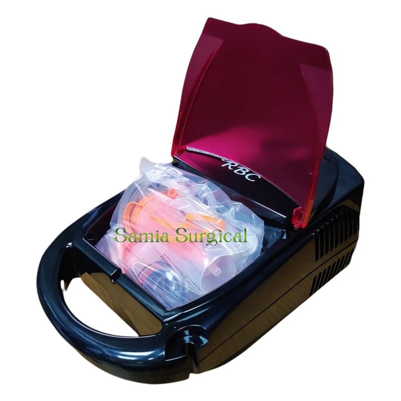 Picture of RBC Portable Compressor Nebulizer Child & Adults Nebulizetion Black Color 3Years Warranty