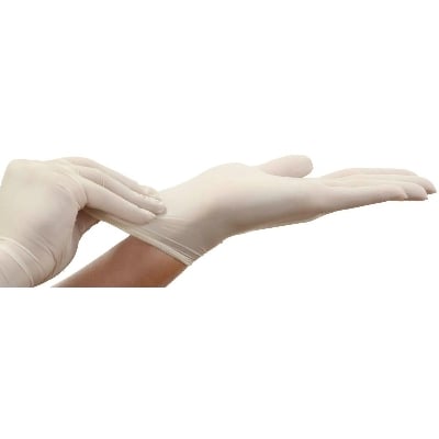 Picture of White Latex Examination Gloves  30 pcs (15 Pair)
