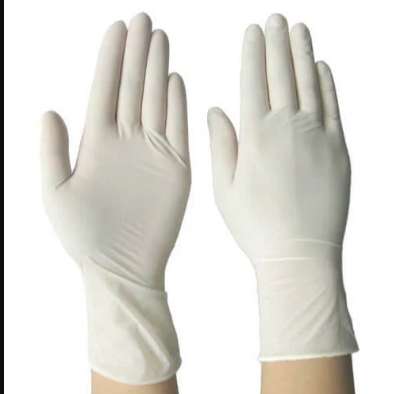Picture of White Latex Examination Gloves  30 pcs (15 Pair)