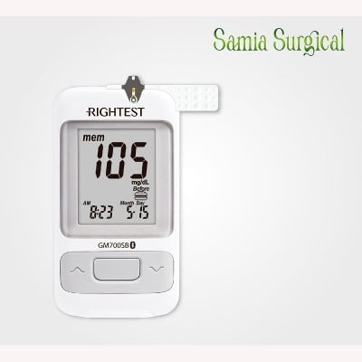Picture of Bionime Rightest GM700SB Blutooth Glucometer Blood Glucose Test Meter - Diabetes Test Machine Monitoring System