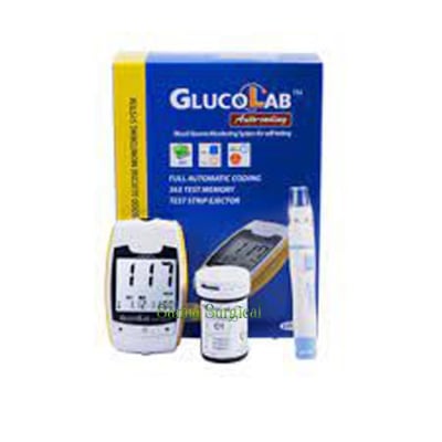 Picture of GLUCOLAB Blood Glucose Test Meter 100pcs needle Free