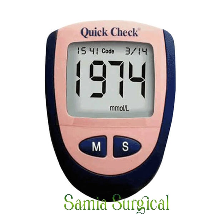 Picture of Quick Chek Blood Glucose Monitoring 10pcs Strip 100pcs Needle Free