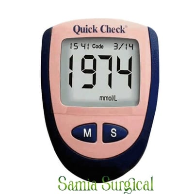 Picture of Quick Chek Blood Glucose Monitoring 10pcs Strip 100pcs Needle Free