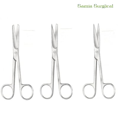 Picture of Fine Surgical Scissor Straight (Sharp/Blunt Edges) S/Steel
