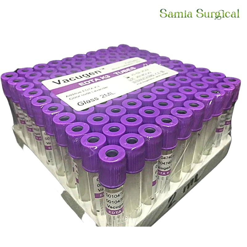 Picture of BLOOD COLLECTION TUBE - EDTA, VACUGEN 3ml 100pcs - Hand