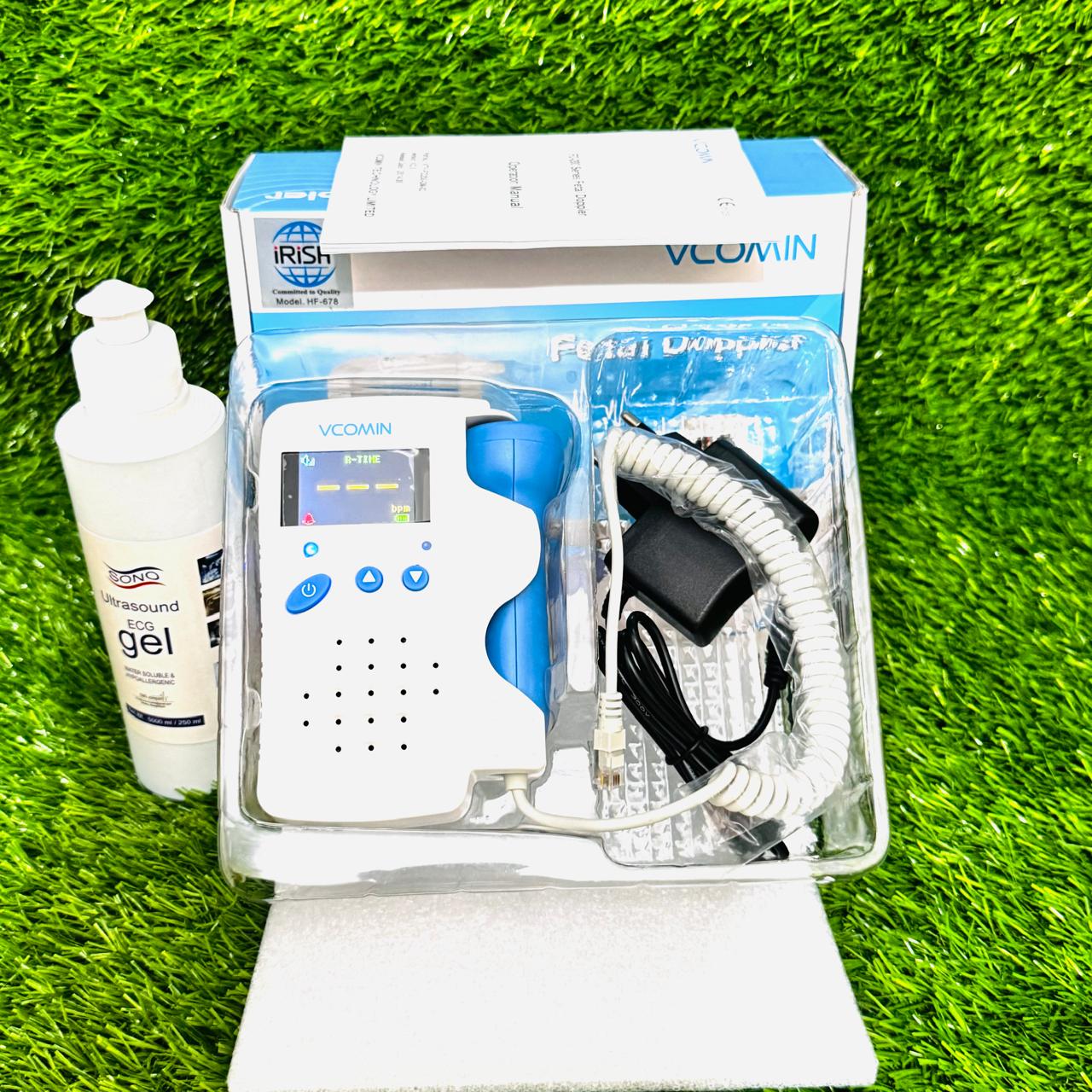 Picture of Vcomin  Baby Doppler with free ultrasound gel 250ml 1pcs Free