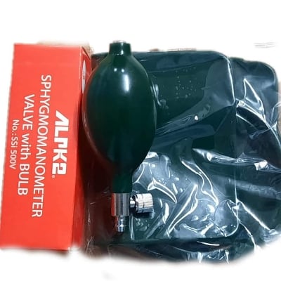 Picture of Analog BP BULB + BLADDER Manual Blood Pressure Machine Accessories Green - Green