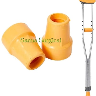 Picture of 2 পিস নন স্লিপ রাবার হাঁটার ক্রাচ স্টিক - stick