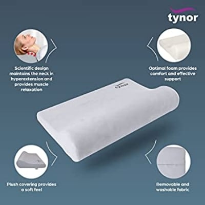 Picture of Tynor Cervical Pillow, Reguar, Grey, 1 Unit (B-08)