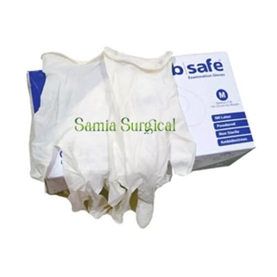 Picture of b-safe Examination Hand Gloves 100pcs ,Original Malaysia Size: Large & Medium and Small