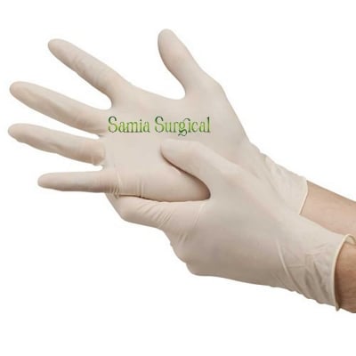 Picture of b-safe Latex Examination Hand Gloves Malaysia 100pcs,1box.Size,(Large, Medium, Small)