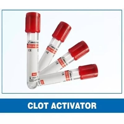 Picture of Clot Activator Tube 4ml (13 x 75 mm )(Red Cap) 100pcs