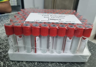 Picture of Clot Activator Tube 4ml (13 x 75 mm )(Red Cap) 100pcs