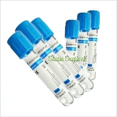 Picture of PT Tube Light Blue Top 13x75mm 2.7ml 100pcs