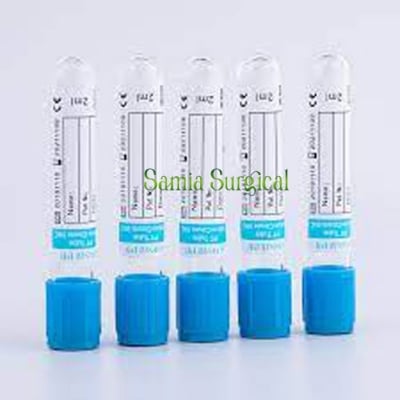 Picture of PT Tube Light Blue Top 13x75mm 2.7ml 100pcs