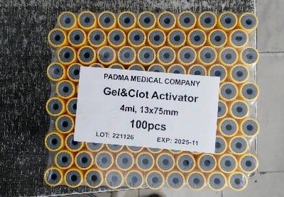 Picture of GEL + CLOT ACTIVATOR 4 ML,13-75mm Yellow Cap (100pcs)