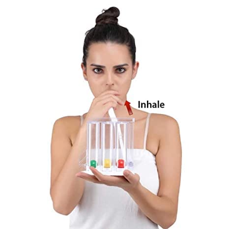 Picture of Respirometer 3 Ball Spirometer Lung Exerciser