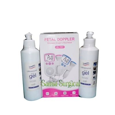 Picture of Fetal Doppler Mine JSL-T501 (1pcs)With 2pcs 250ml Ultrasono Gel Free