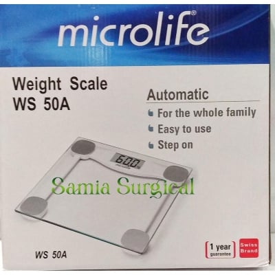 Picture of microlife digital weight Scale machine-WS50A