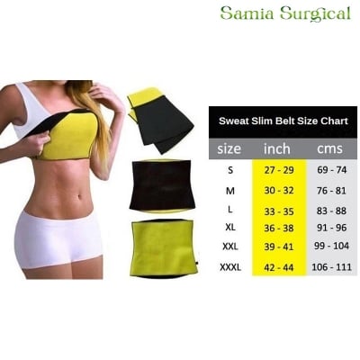 Picture of Sweat Slim Belt Plus - Black and Yellow 1pcs