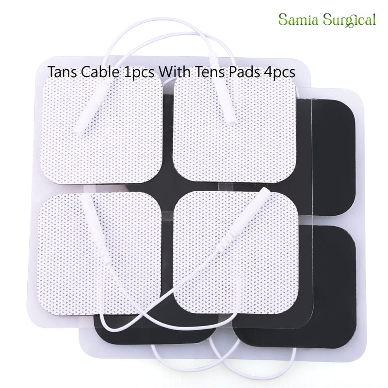 Picture of Roovjoy tens electrode cable 1pcs With Tans Pads 4pcs