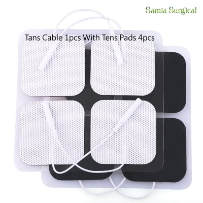 Picture of Roovjoy tens electrode cable 1pcs With Tans Pads 4pcs