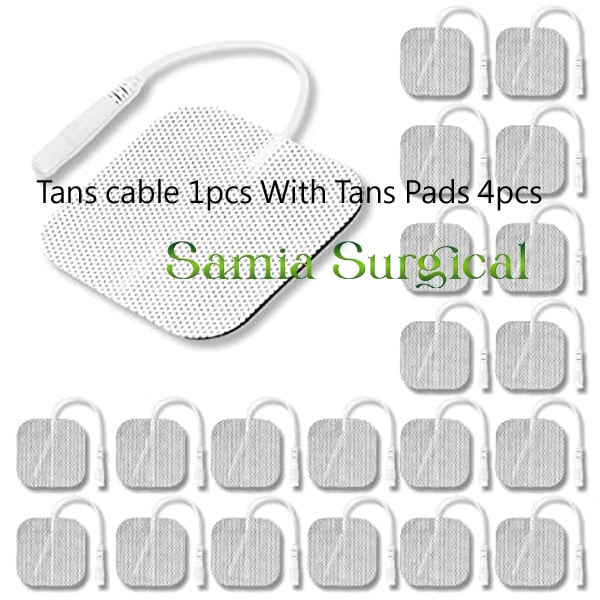 Picture of Roovjoy tens electrode cable 1pcs With Tans Pads 4pcs