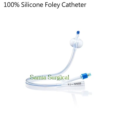 Picture of 2 wey Silicone Foley Catheter Size (6fr,8fr,10fr,14fr,16fr,18fr)1pcs