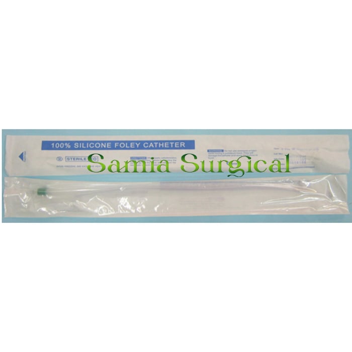 Picture of 2 wey Silicone Foley Catheter Size (6fr,8fr,10fr,14fr,16fr,18fr)1pcs