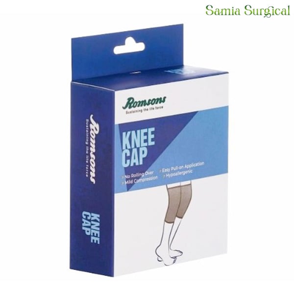 Picture of Romsons Knee Cap For Pain Relief, Knee Compression Support, Exercises  Knee Support