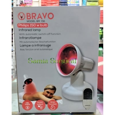 Picture of BRAVO Electric Infrared Heat Therapy Red Lamp for physiotherapy/Infrared therapy 150w