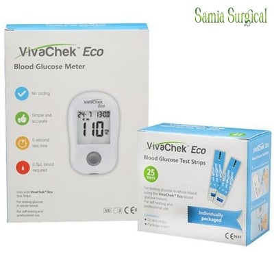 Picture of VivaChek Eco Glucose Test Meter With 10pcs Fre