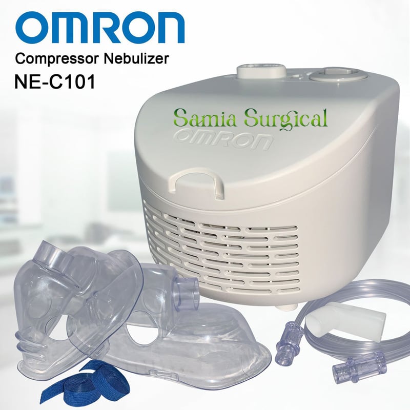 Picture of Omron Compressor Nebulizer NE-C101With( Childe And adult Mask)
