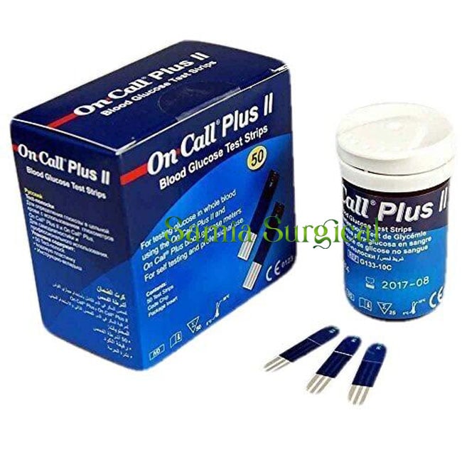 Picture of On Call Plus Blood Glucose Test Strips - 50pcs Strips