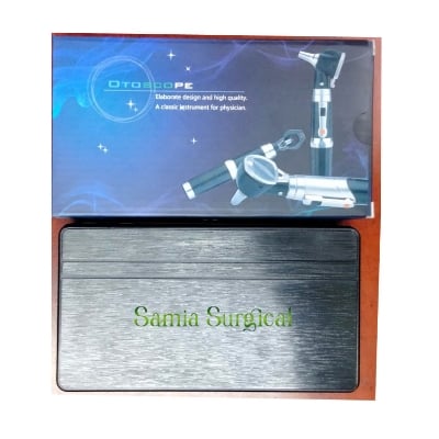 Picture of Professional LED Bright Illumination Otoscope Auriscope Diagnostic Ear Care Mirror Ki 1pcs