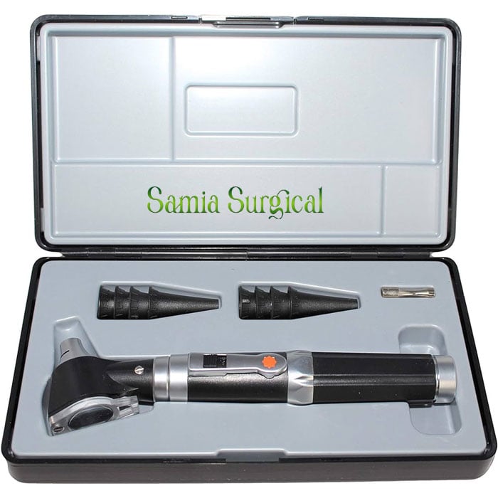 Picture of Professional LED Bright Illumination Otoscope Auriscope Diagnostic Ear Care Mirror Ki 1pcs