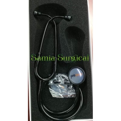 Picture of Procare Classic Stainless Steel Stethoscope -Black (USA Technology) - Body