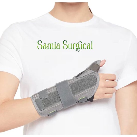 Picture of Wrist Splint with Thumb (Blue) For Romsons 1PACK