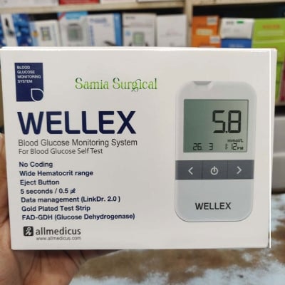 Picture of WEllEX Blood Glucose Monitoring System (Korea) - Hand
